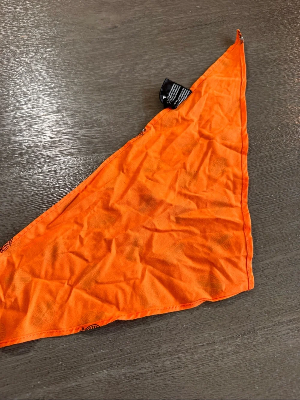 Harley-Davidson Bandana Orange Logo